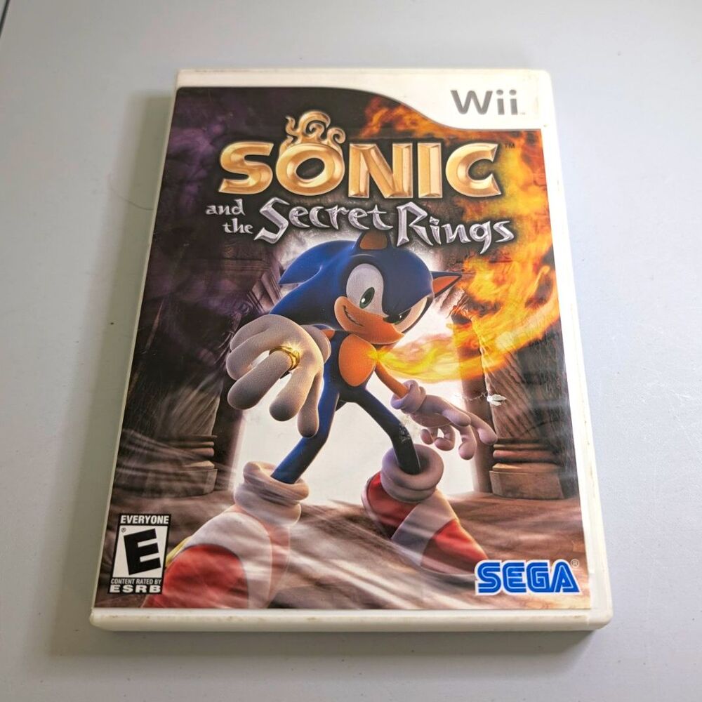 SEGA Sonic and the Secret Rings Nintendo Wii E-Everyone Sonic the Hedgehog